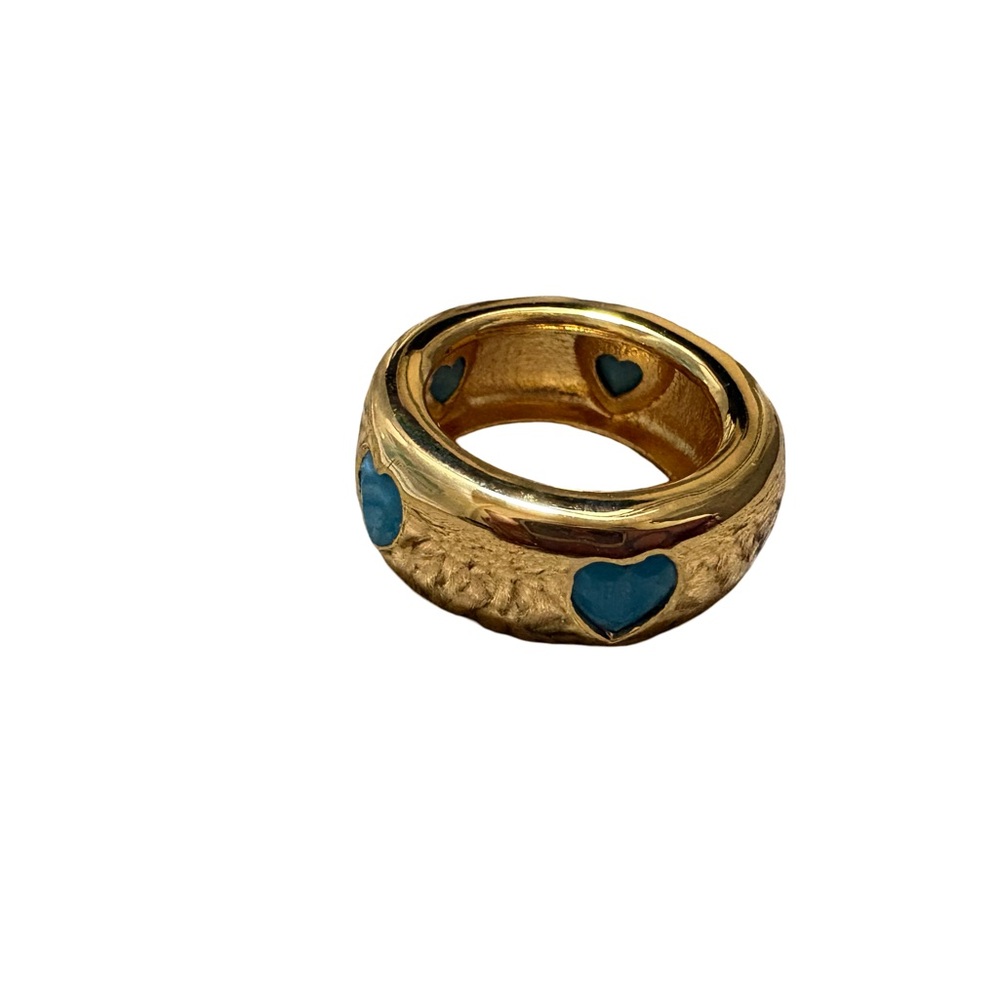 Timeless Pearly Heart Ring
